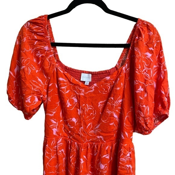 Sugarlips Red Floral Mini Dress - Picture 6 of 13